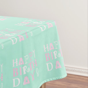 Drôle joyeux anniversaire nappe de pique-nique