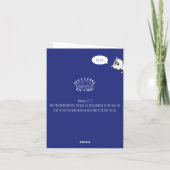 Drôle joyeux carte d'anniversaire de chaton chaton (Dos)