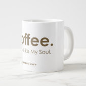 Drôle Jumbo café Mug (Devant droit)