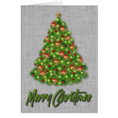 Drôle "Kill a Tree for Jesus" Joyeuse carte de Noë (Devant)