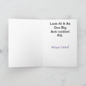 Drôle Lapin Carte Pâques Avec Oeuf Anti-Oeuf (Intérieur)