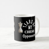 Drôle Larmes de mes joueurs opposés ÉCHECS Mug (Devant droit)