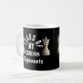Drôle Larmes de mes joueurs opposés ÉCHECS Mug (Devant gauche)