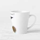 Drôle Latte Mug Halloween Citrouille Sorcière Vole (Droite)