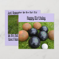 Drôle Lavande Pelouse Bowles, Carte d'Anniversaire