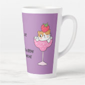 Drôle Lazy Chat Latte Mugs (Droite)