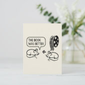 Drôle Le Livre Était Meilleure Carte Postale De So (Debout devant)
