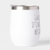Drôle Lecteur De Vin Isolé Avec Lid (Droite)