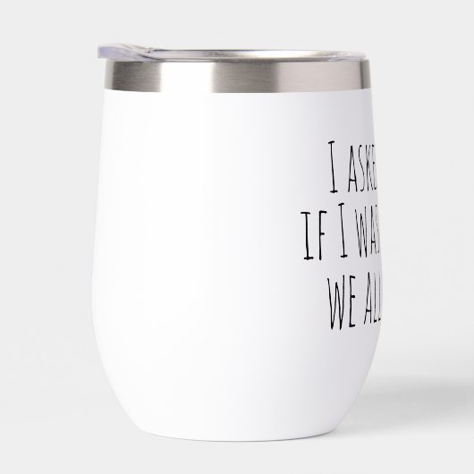 Drôle Lecteur De Vin Isolé Avec Lid (Droite)