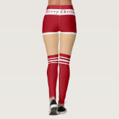 Drôle Leggings de Noël Mme Santa Claus (Dos)
