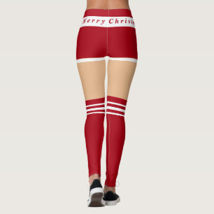 Drôle Leggings de Noël Mme Santa Claus