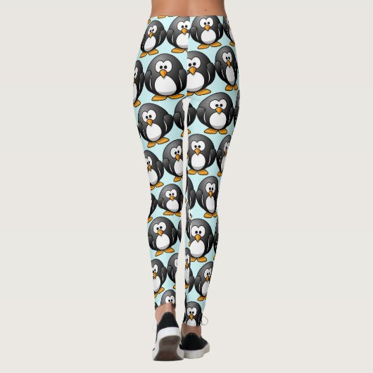 Drôle Leggings de pingouins (Dos)