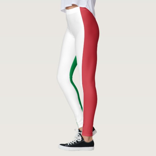 Drôle Leggings drapeau Italie |Cadeaux Super Noël (Gauche)