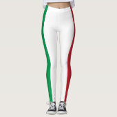 Drôle Leggings drapeau Italie |Cadeaux Super Noël (Devant)