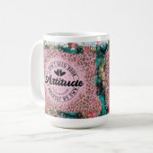 Drôle Leopard rose l'attitude florale Mug pour ell (Devant gauche)