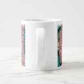 Drôle Leopard rose l'attitude florale Mug pour ell (Dos)
