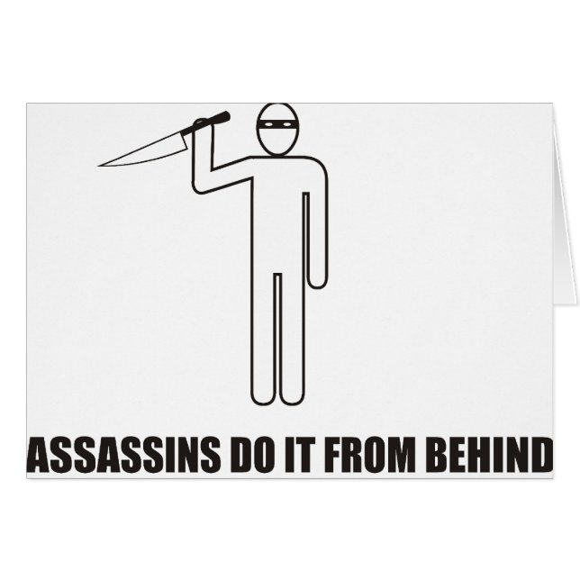 Drôle - les assassins le font par derrière (Devant horizontal)