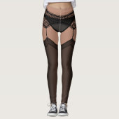 Drôle Lingerie Leggings Bas Costume Pantalon (Devant)