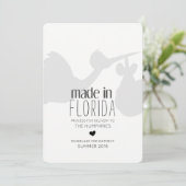 Drôle Livraison de cigogne Faire-part de grossesse (Debout devant)