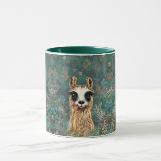 Drôle Llama café Mug (Centre)
