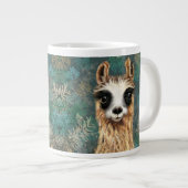 Drôle Llama café Mug (Devant droit)