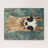 Drôle Llama Jigsaw Puzzle (Horizontal)