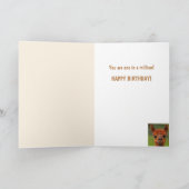 Drôle Llama "Pour Mon Mari" Carte d'Anniversaire (Intérieur)