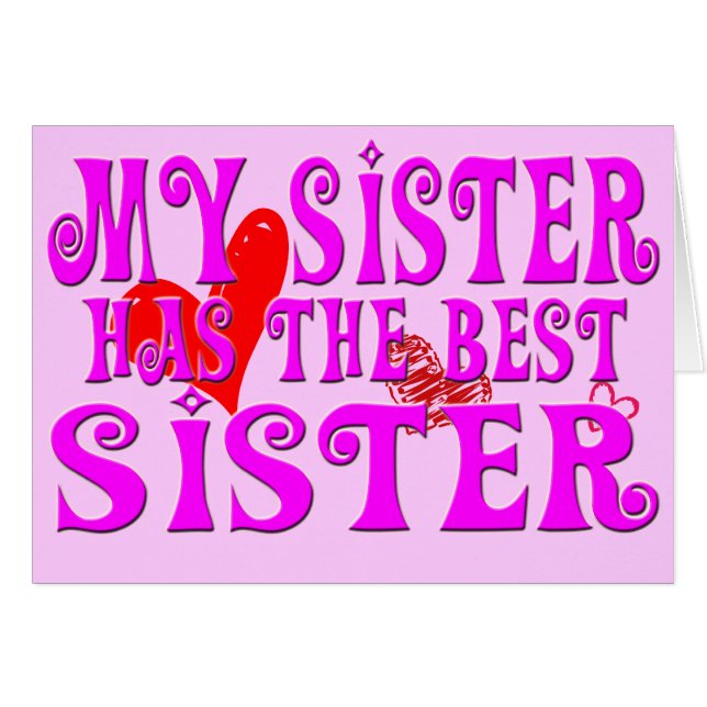 Drôle ma soeur a la meilleure soeur (Devant horizontal)