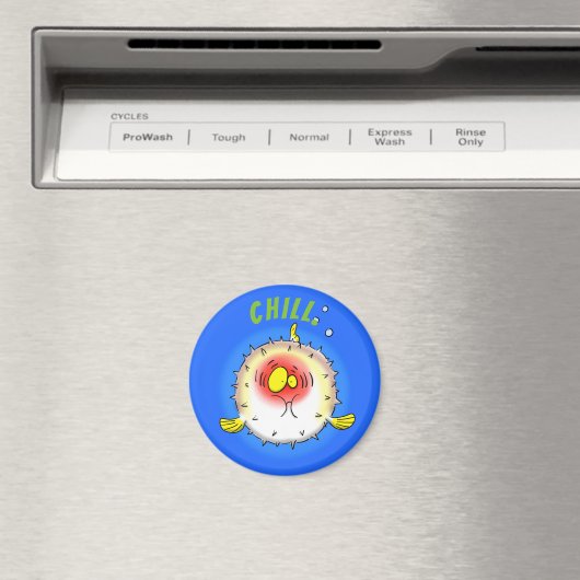 Drôle magnet de poisson-globe (In Situ (Lave-vaisselle))