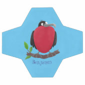 Drôle magnifique dessin animé de frégate (Plat)