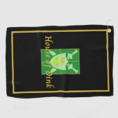 Drôle Maison de Dink Pickleball Crest Serviette de (Horizontal)