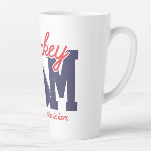 Drôle Maman Latte Mug (Droite)
