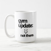 Drôle marrant Noir + Citation Blanche Coffee Mugs (Gauche)