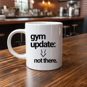Drôle marrant Noir + Citation Blanche Coffee Mugs