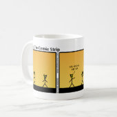 Drôle Masques de théâtre Stickman Mug - 059 (Devant gauche)