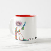 Drôle Matin Café Mug (Devant gauche)