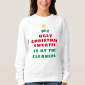 Drôle mauvais Sweatshirt de Noël (Devant)