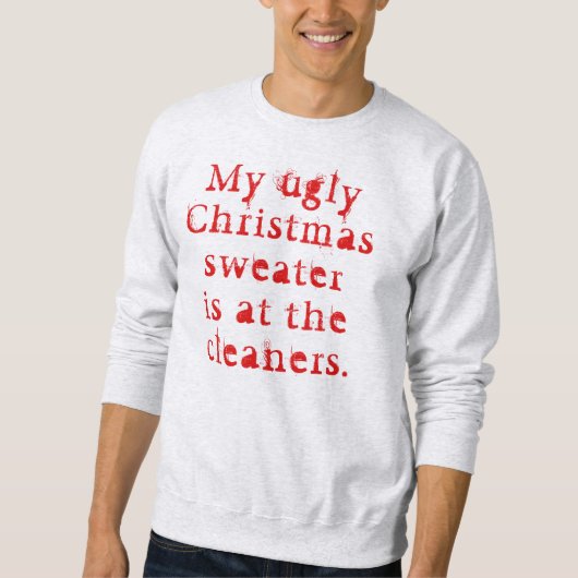 Drôle mauvais Sweatshirt de Noël (Devant)