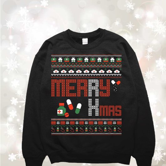 Drôle Médicale RX Ugly Sweater Sweatshirt