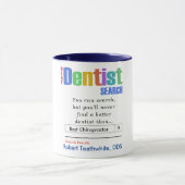 Drôle Meilleur Dentiste Mug (Centre)