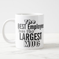 Drôle Meilleur Devis Employé Big Mug - Humour de b
