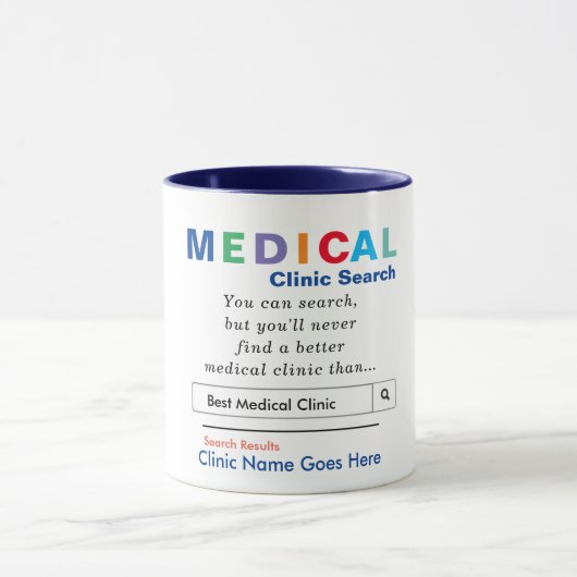 Drôle Meilleure Mug Clinique Médicale (Centre)
