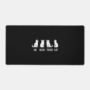 Drôle Meow Kitty Un Deux Trois Cat Drôle Chat Noir