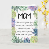 drôle mère carte jour meilleure maman jamais flora (Fleur jaune)