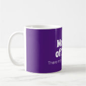 Drôle Mère des Ados Bright Purple Coffee Mug (Gauche)