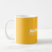 Drôle Mère des garçons Bright Yellow Coffee Mug (Gauche)
