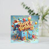 Drôle Michael Office Carte d'anniversaire, Cadeau  (Debout devant)