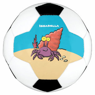 Drôle mignon caricature pourpre crabe ermite
