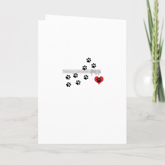 Drôle mignon Chihuahua Chien Carte d'anniversaire  (Dos)
