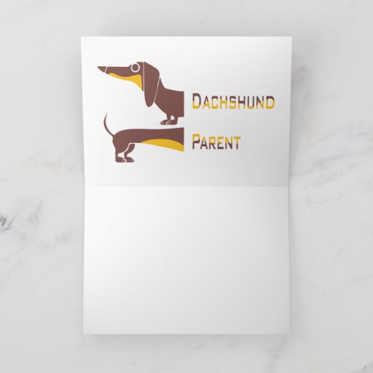 Drôle mignon dachshund pour parent chien long (Intérieur)